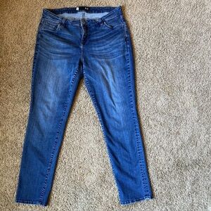 KUT from the Kloth Jeans Women’s 14 Catherine Boyfriend Blue Straight Denim